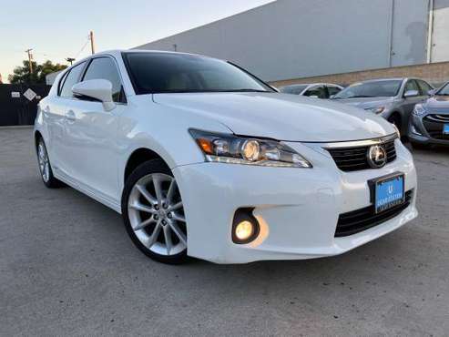 2013 LEXUS CT200h 76K MILES WHITE CLEAN *FINANCING AVAILABLE* - cars... for sale in El Monte, CA