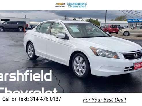 2009 Honda Accord Sdn EX-L hatchback White - cars & trucks - by... for sale in Marshfield, MO