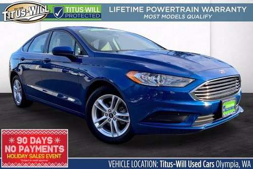 2018 Ford Fusion SE Sedan - cars & trucks - by dealer - vehicle... for sale in Olympia, WA