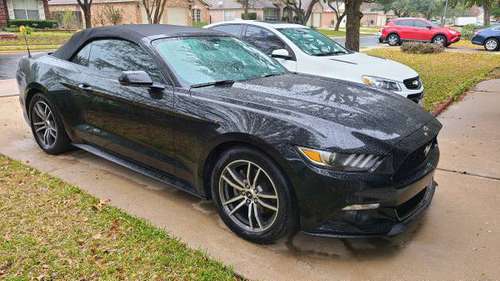 2017 Ford Mustang Premium Ecoboost Convertible - cars & trucks - by... for sale in Round Rock, TX