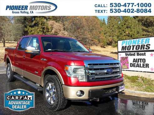 2013 Ford F-150 Lariat SuperCrew 5.5-ft. Bed 4WD - cars & trucks -... for sale in Grass Valley, CA