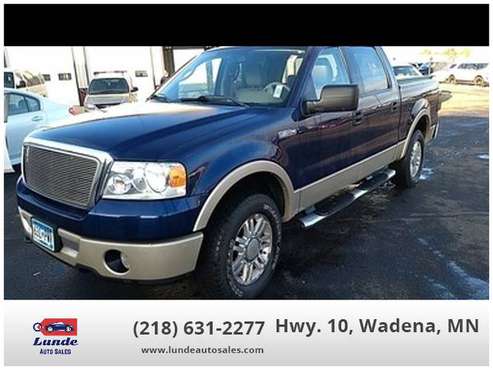 2007 Ford F150 SuperCrew Cab - Financing Available! - cars & trucks... for sale in Wadena, ND