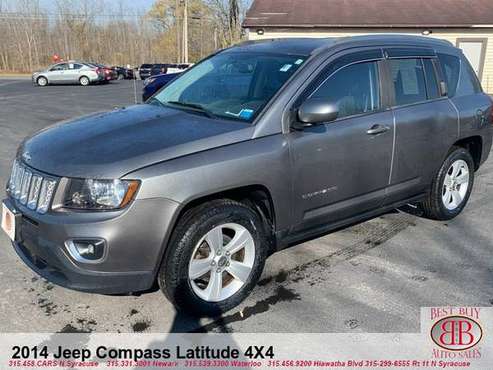2014 JEEP COMPASS LATITUDE 4X4! HEATED LEATHER! TOUCH SCREEN... for sale in N SYRACUSE, NY