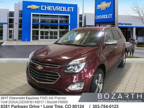 2017 Chevrolet Chevy Equinox Premier TRUSTED VALUE PRICING! for sale in Lonetree, CO