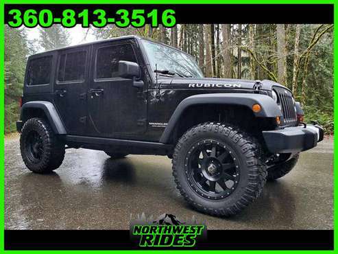 6 Speed MANUAL 2013 Jeep Wrangler Rubicon LIFTED MANUAL JEEP for sale in Bremerton, WA