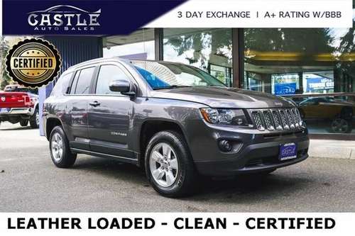 2016 Jeep Compass Certified Latitude SUV - - by dealer for sale in Lynnwood, ID