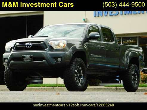 2013 Toyota Tacoma DOUBLE CAB 4X4 V6 / TRD SPORT / LONG BED / LIFTED for sale in Portland, OR