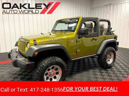 2007 Jeep Wrangler T-ROCK X suv Green - - by dealer for sale in Branson West, MO