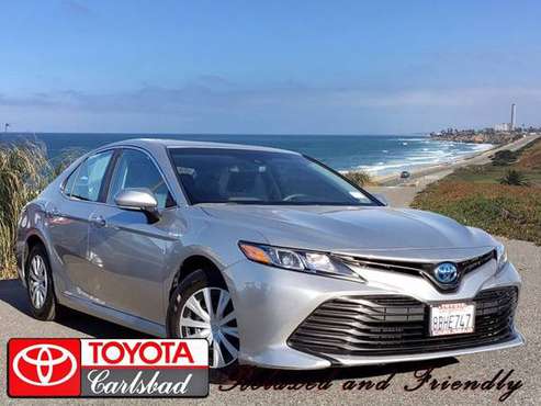 2018 Toyota Camry Hybrid XLE - cars & trucks - by dealer - vehicle... for sale in Carlsbad, CA