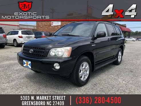 2003 TOYOTA HIGHLANDER LIMITED 4X4 for sale in Greensboro, NC