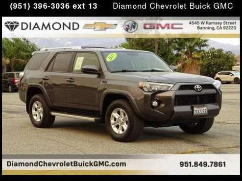 2017 Toyota 4Runner SR5 Lower Price - Call/Email - Make Offer - cars... for sale in Banning, CA