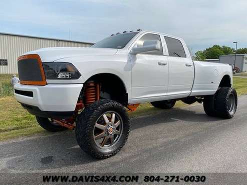 2014 Ram 3500 Crew Cab Dually Diesel 4x4 Lifted Pickup - cars & for sale in Richmond , VA