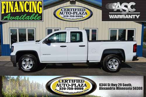2017 GMC Sierra 1500 Double cab 4 4 - - by dealer for sale in Alexandria, MN