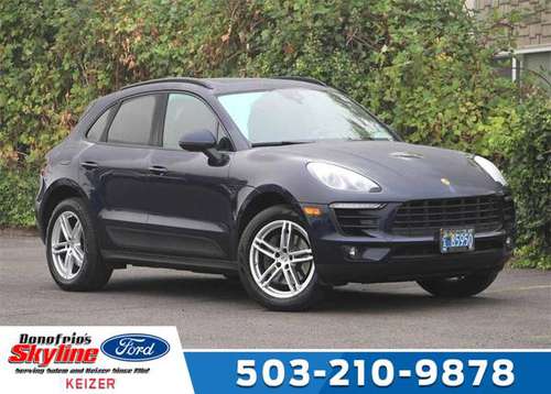 2018 Porsche Macan AWD Base 2 2 0L I4 Turbocharged for sale in Keizer , OR