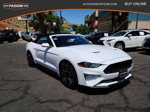 2018 Ford Mustang EcoBoost Premium Convertible 2D - cars for sale in Saint George, UT