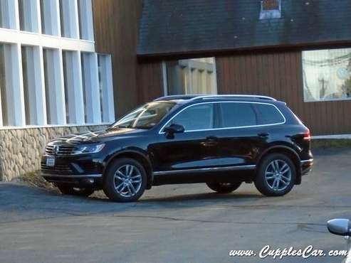 2015 VW Touareg Lux 4Motion SUV Black Nav, Leather, Moonroof $25995 for sale in Belmont, MA