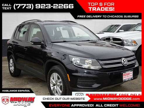 2017 Volkswagen Tiguan 2 0T 2 0 T 2 0-T S 4Motion 4 Motion 4-Motion for sale in Chicago, IL