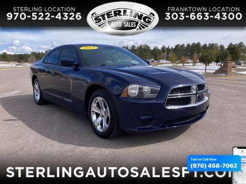 2013 Dodge Charger 4dr Sdn SE RWD - CALL/TEXT TODAY! for sale in Sterling, CO
