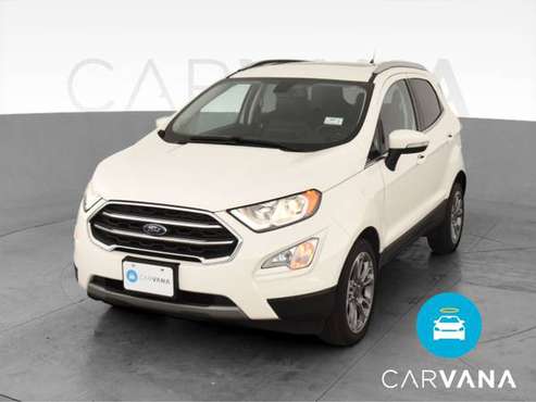 2018 Ford EcoSport Titanium Sport Utility 4D hatchback White -... for sale in Bakersfield, CA