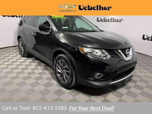 2016 Nissan Rogue suv Magnetic Black - cars & trucks - by dealer -... for sale in Jasper, IN
