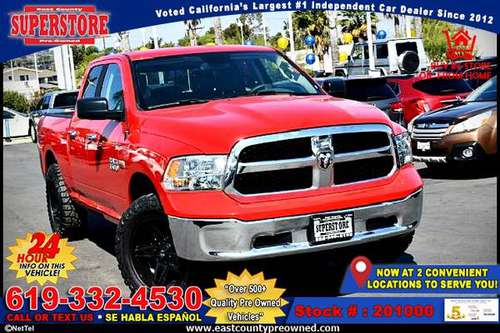 2018 RAM 1500 SLT TRUCK-EZ FINANCING-LOW DOWN! - cars & trucks - by... for sale in El Cajon, CA