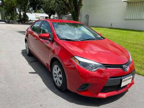 2016 Toyota Corolla Red - - by dealer - vehicle for sale in Pompano Beach, FL