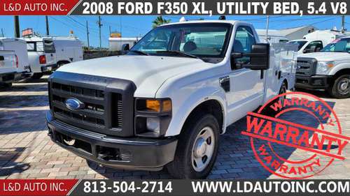 2008 FORD F350 XL, UTILITY BED, 5.4 V8 - cars & trucks - by dealer -... for sale in largo, FL