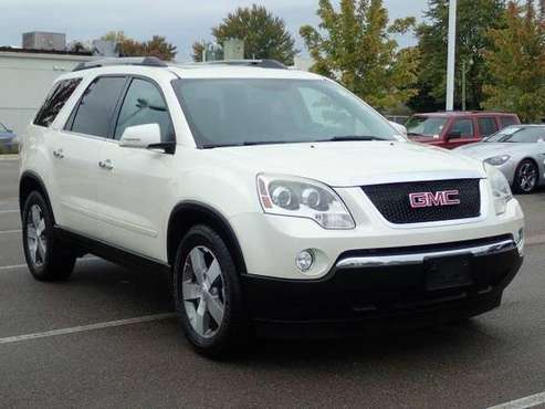 2011 GMC Acadia SUV SLT-1 (Summit White) GUARANTEED APPROVAL for sale in Sterling Heights, MI