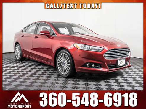 2014 *Ford Fusion* Titanium AWD - cars & trucks - by dealer -... for sale in Marysville, WA