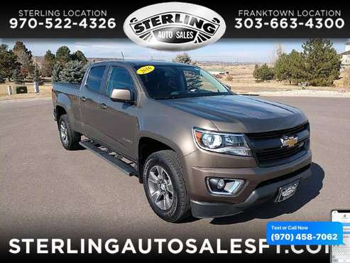 2016 Chevrolet Chevy Colorado 2LT Crew Cab 4WD - CALL/TEXT TODAY! -... for sale in Sterling, CO