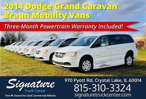 2014 Dodge Grand Caravan Braun Mobility Van - FREE WARRANTY... for sale in Crystal Lake, SC