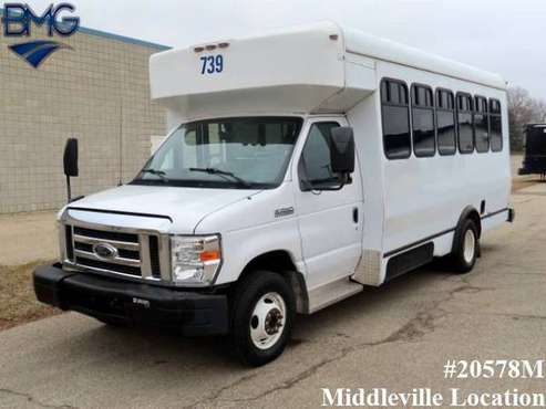 2011 Ford Econoline E450 Bus Wheelchair ramp 15 Pass for sale in Middleville, MI