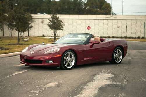 2006 Chevrolet Corvette C6 Z51 Manual Convertible Monterey Red for sale in Tallahassee, FL
