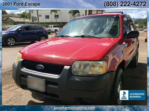 2001 Ford Escape 4dr 103 WB XLS - cars & trucks - by dealer -... for sale in Wahiawa, HI