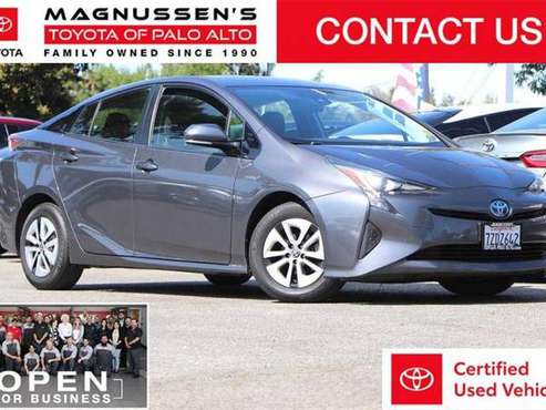 2017 Toyota Prius Three hatchback Gray - cars & trucks - by dealer -... for sale in Palo Alto, CA