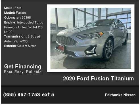 2020 Ford Fusion Titanium - - by dealer - vehicle for sale in Fairbanks, AK
