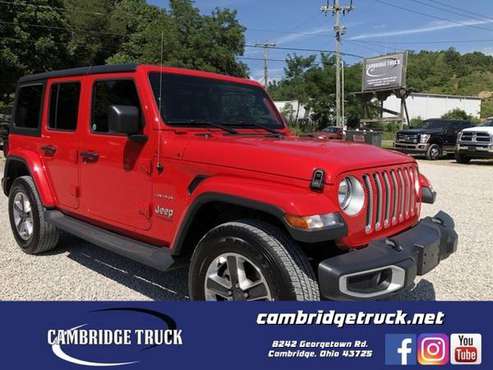 2019 Jeep Wrangler Unlimited Sahara - cars & trucks - by dealer -... for sale in Cambridge, OH