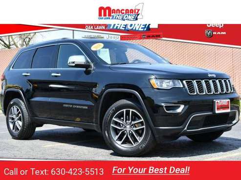 2018 Jeep Grand Cherokee Limited - CERTIFIED 4X4 ONE OWNER REMOTE for sale in Oak Lawn, IL
