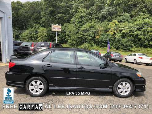 *2007 TOYOTA COROLLA 'S'*39.5 MPG*FREE CARFAX*VERY CLEAN*AAA COND* for sale in North Branford , CT