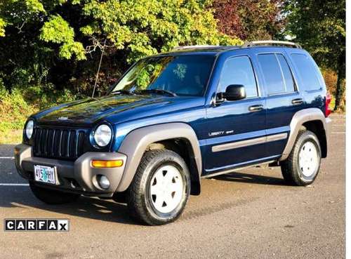 2002 Jeep Liberty Sport 4dr 4WD SUV , Low Miles , Well Kept for sale in Gladstone, OR