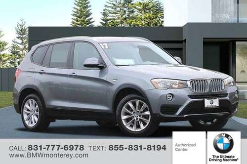 2017 BMW X3 sDrive28i sDrive28i Sports Activity Vehicle - cars & for sale in Seaside, CA