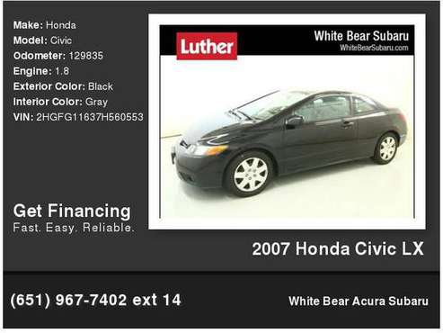 2007 Honda Civic LX for sale in White Bear Lake, MN