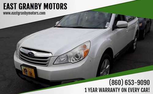 2012 Subaru Outback 2 5i AWD 4dr Wagon CVT - 1 YEAR WARRANTY! for sale in East Granby, CT