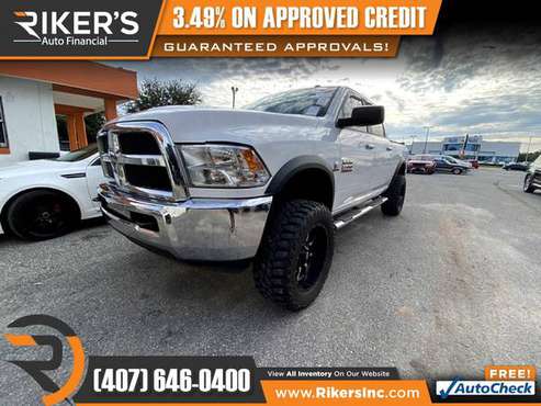 $491/mo - 2015 Ram 2500 SLTCrew Cab - 100 Approved! - cars & trucks... for sale in Kissimmee, FL