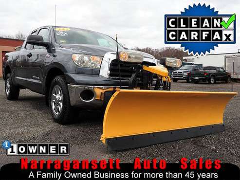 2008 Toyota Tundra Double Cab 4X4 TRD Package Fisher Plow 1Owner... for sale in West Warwick, CT