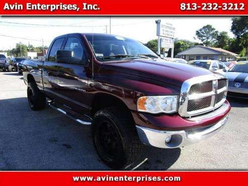 2003 Dodge Ram 1500 SLT Quad Cab Short Bed 2WD BUY HERE / PAY HERE for sale in TAMPA, FL
