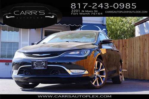 2015 Chrysler 200C ONE OWNER! LOADED! NAV + SAFETY FEATURES - cars &... for sale in Fort Worth, TX
