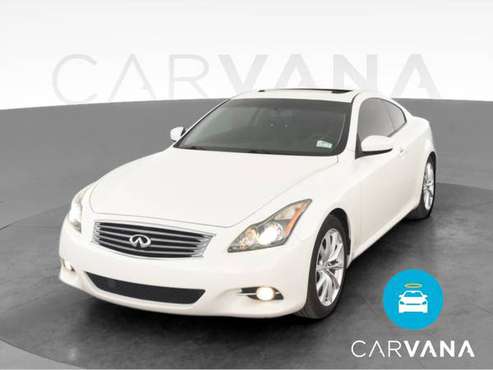 2011 INFINITI G G37 Coupe 2D coupe White - FINANCE ONLINE - cars &... for sale in Rochester , NY