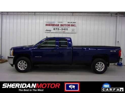 2013 Chevrolet Silverado Work Truck Blue - SM71590T **WE DELIVER TO MT for sale in Sheridan, WY