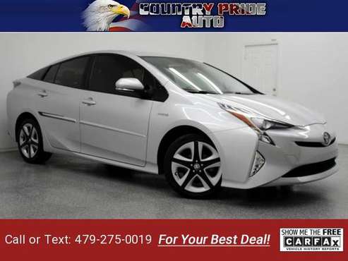2017 Toyota Prius Four Touring hatchback Silver - cars & trucks - by... for sale in Farmington, AR